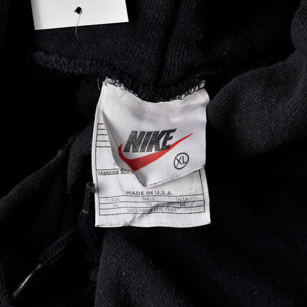 90's NIKE center swoosh！ブラック！ パーカー USA製 240301H