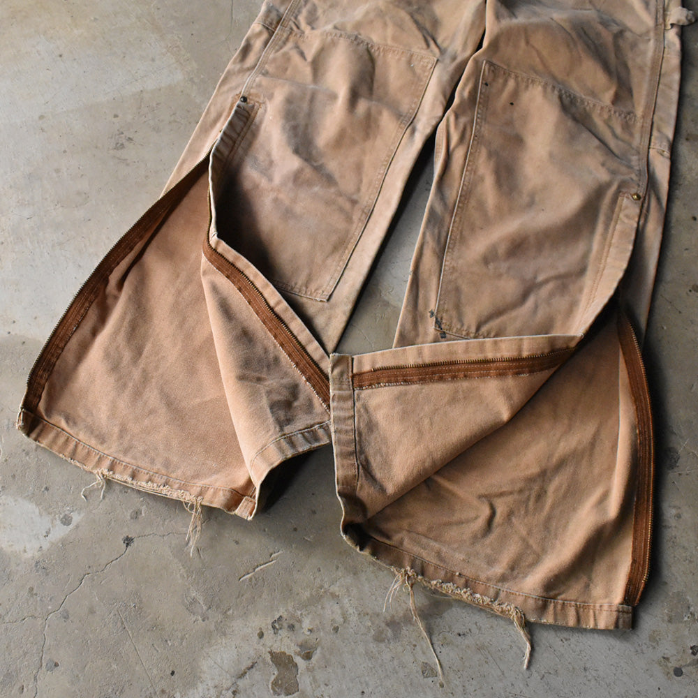 Y2K Carhartt ダブルニー！ サイドジップ ダック オーバーオール USA製 240521
