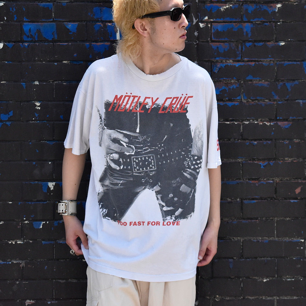 90's Mötley Crüe “Too Fast For Love” Tシャツ 240614H