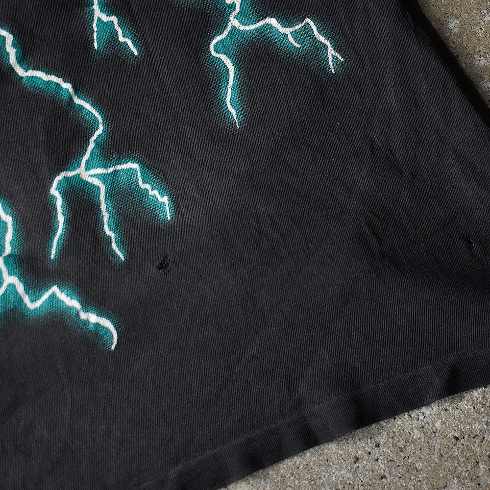 90's AMERICAN THUNDER “Indian×wolf“ Tシャツ 240828H