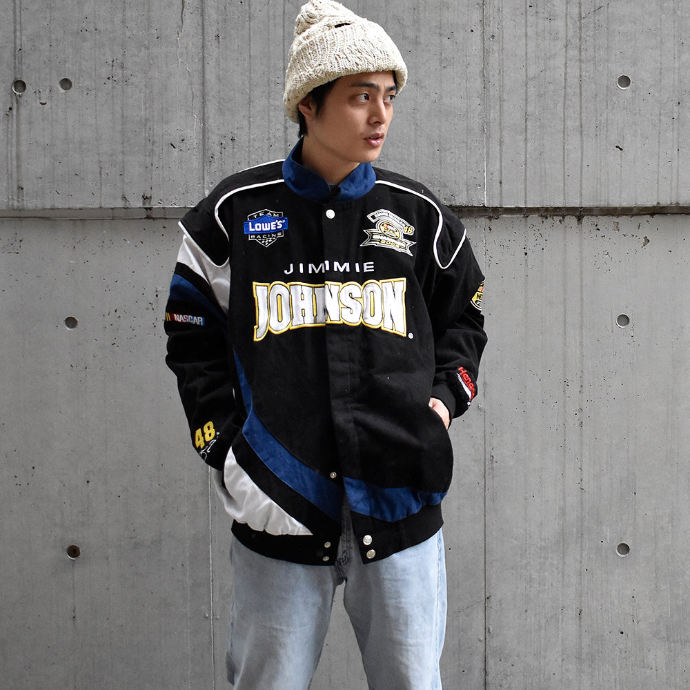 Y2K Chase Authentics コットン レーシングジャケット 241005H