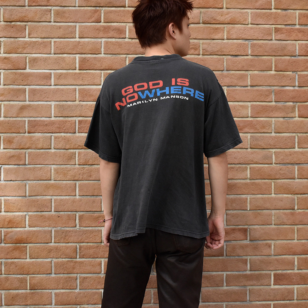 90's Marilyn Manson “GOD IS NOW HERE” Tシャツ 241018H