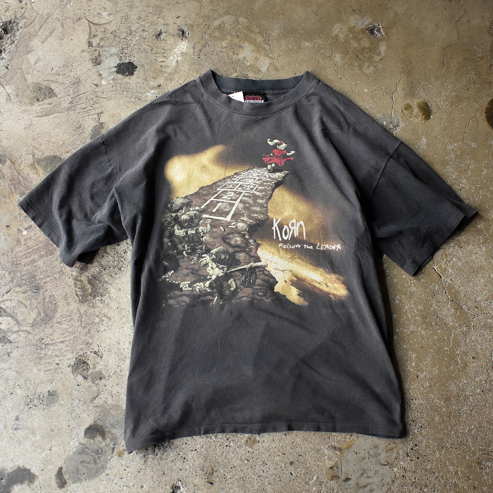 90's Korn “Follow the Leader” ロック Tシャツ 250719