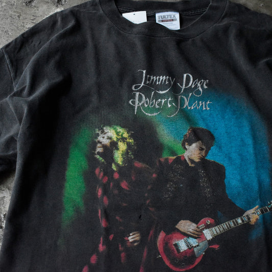 90's Jimmy Page & Robert Plant “Walking into Clarksdale” Tour Tシャツ 250612H