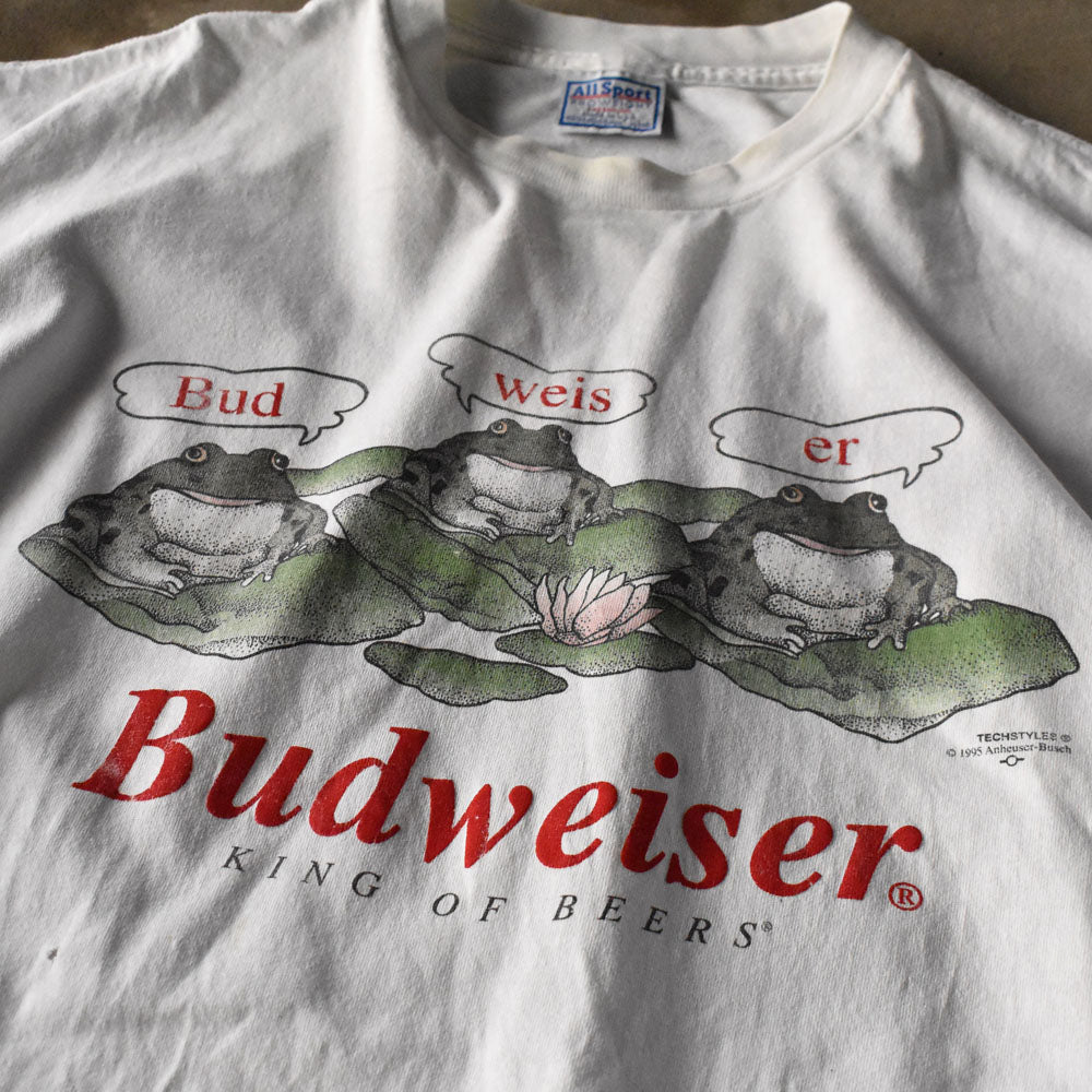 バドワイザー カエル プリントTシャツ 1995年 USA製 ヴィンテージ