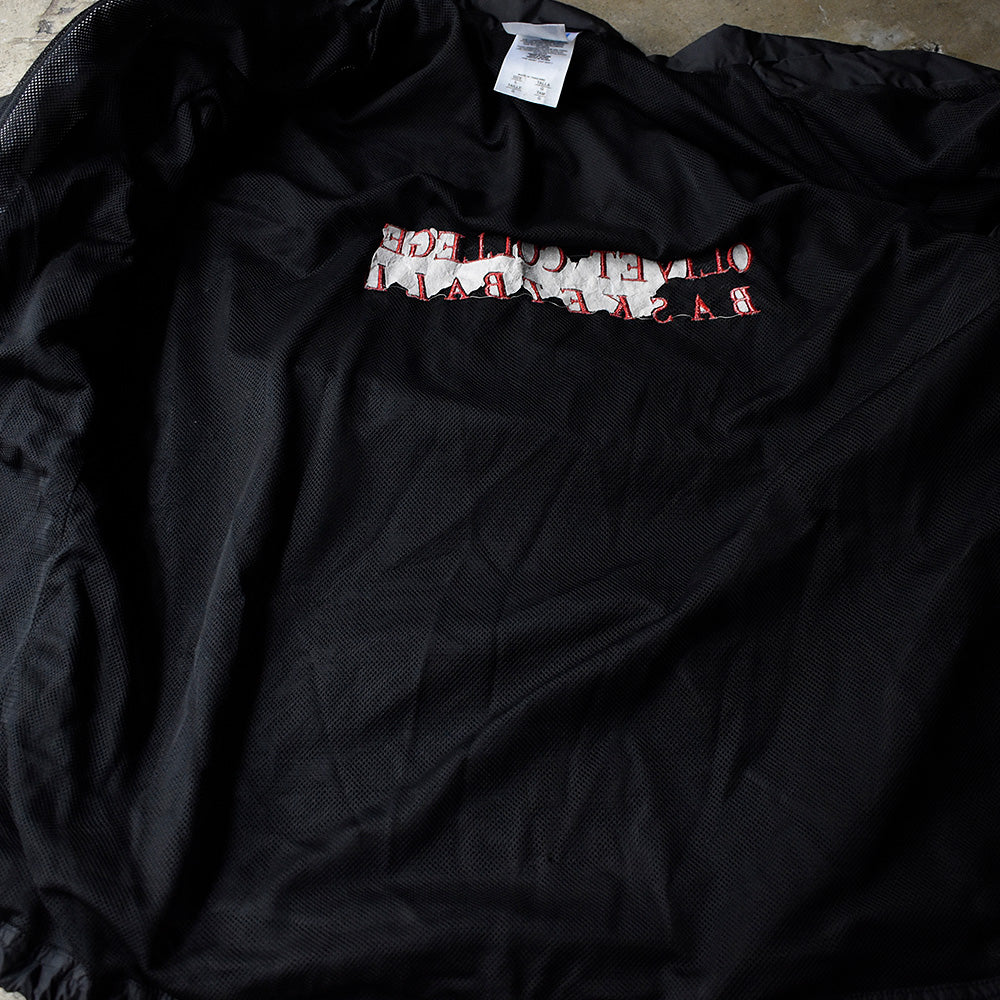Y2K adidas “OLIVET COLLEGE BASKETBALL” ナイロン トラックジャケット 240406H