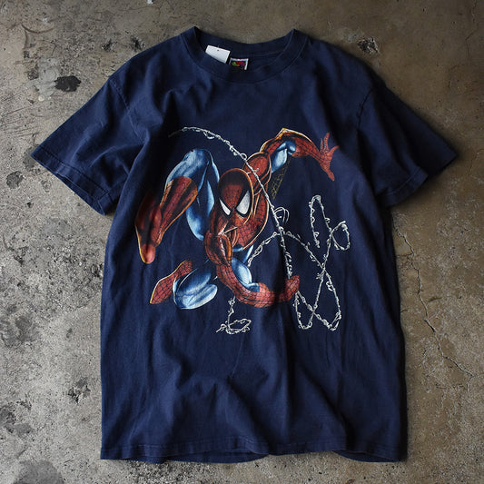 90's MARVEL "Spider-Man" アメコミ ヒーロー Tシャツ USA製 230703H