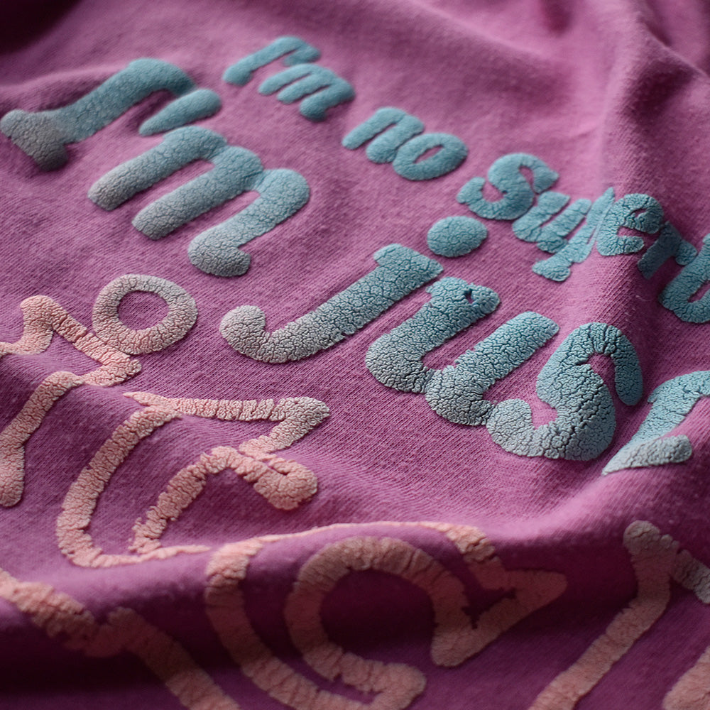 80's “I’m no Superbitch, I’m just a bitch“ 発泡プリント メッセージ Tシャツ USA製 250810H