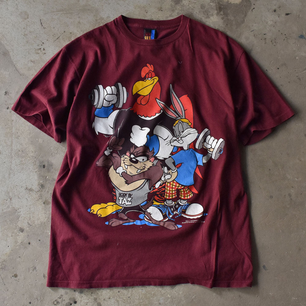 90's Looney Tunes 両面プリント キャラ Tシャツ USA製 240612