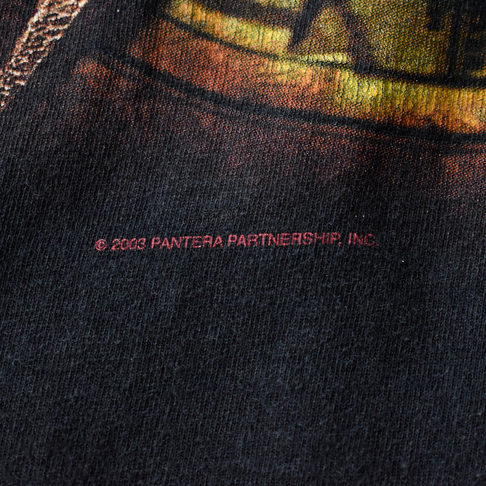 Y2K Pantera “Skull×Saber” カットオフ ロック Tシャツ 250703H