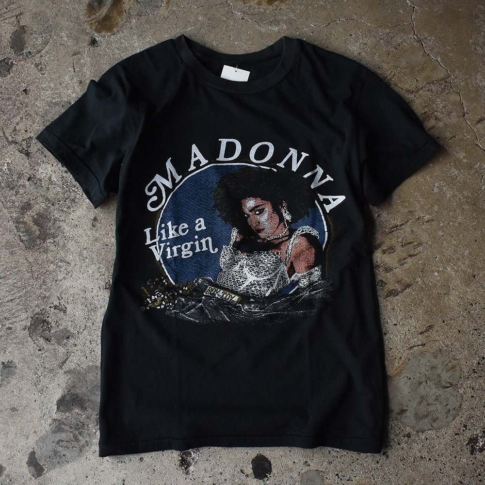マドンナ Like a Virgin ジャケットデザイン 1985年ツアーTシャツ BOY TOYロゴ ヴィンテージ
