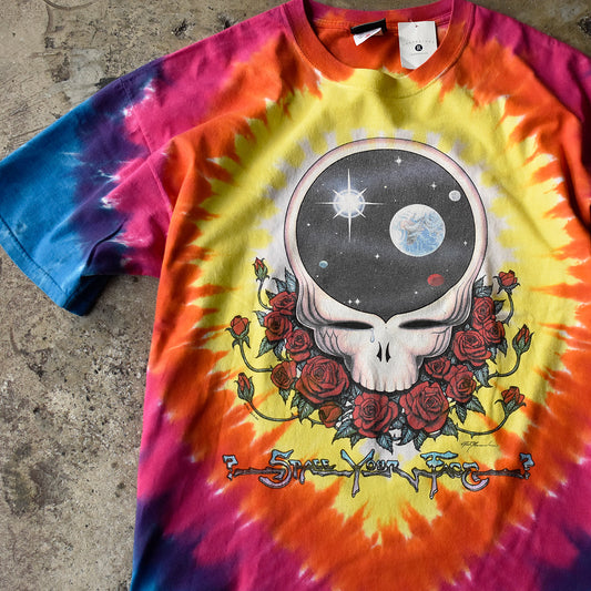 90’s~ LIQUID BLUE Grateful Dead “Space Your Face” タイダイTシャツ 250327H