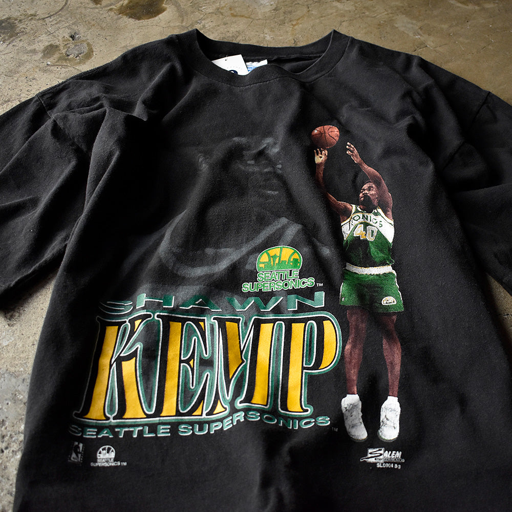 ショーン・ケンプ NBA プリントTシャツ 1990年 USA製 ヴィンテージ