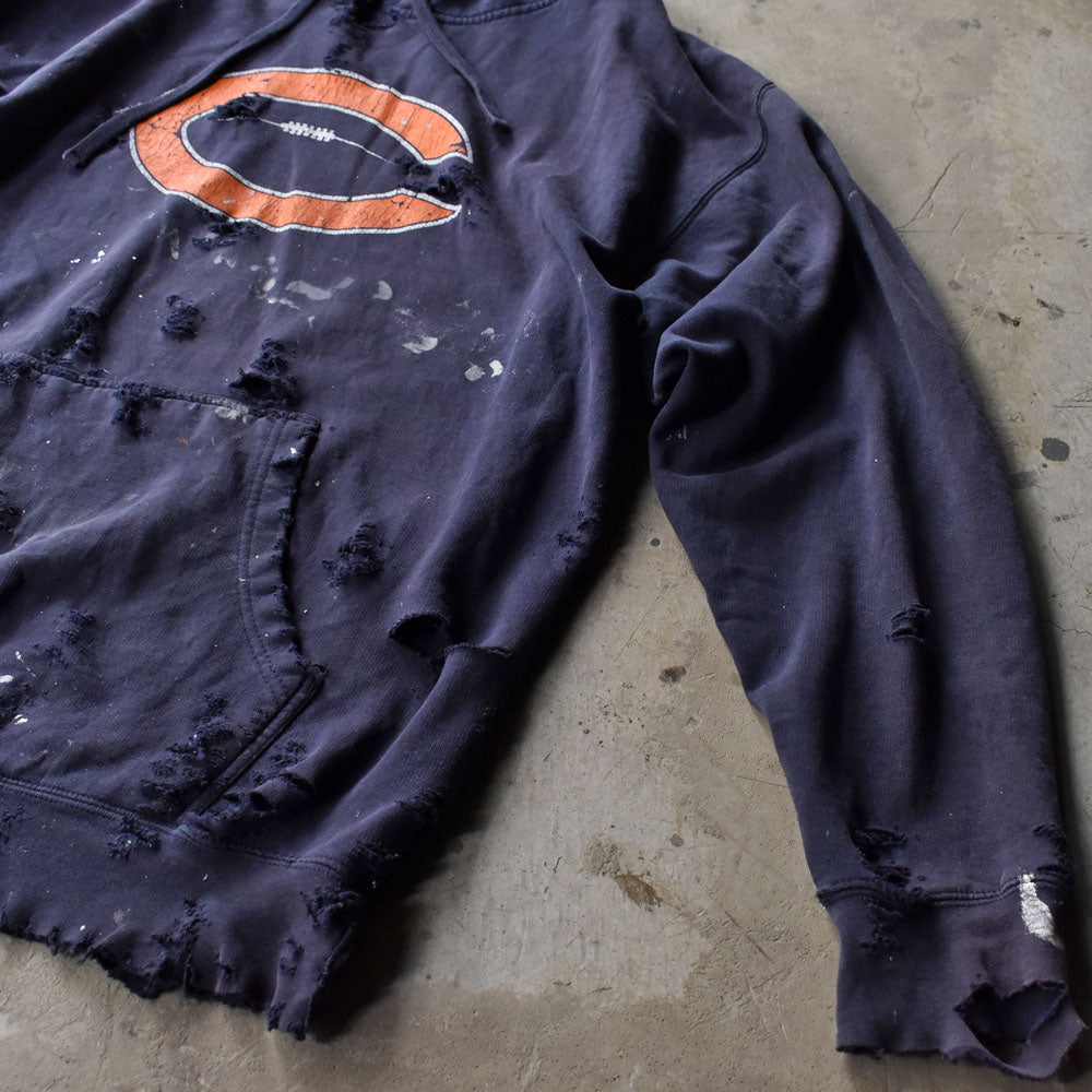 Y2K ボロ！ペンキ！ Chicago Bears パーカー 240224H
