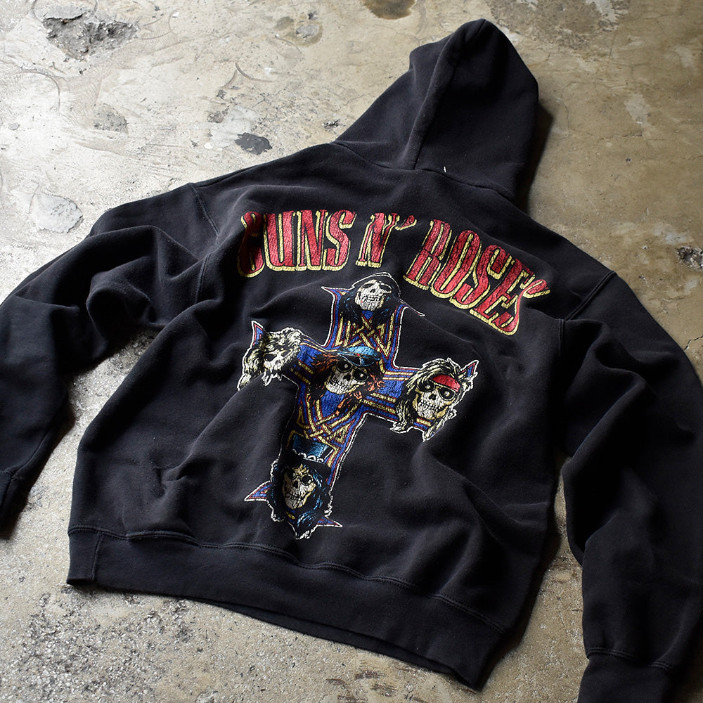 ガンズ・アンド・ローゼズ Appetite For Destruction プリントパーカー 2000年代初頭 古着