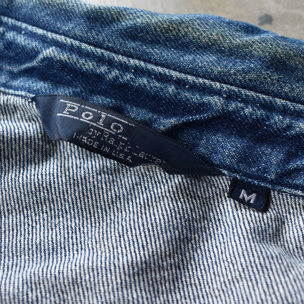 80’s Polo Ralph Lauren デニム スイングトップジャケット USA製 231024