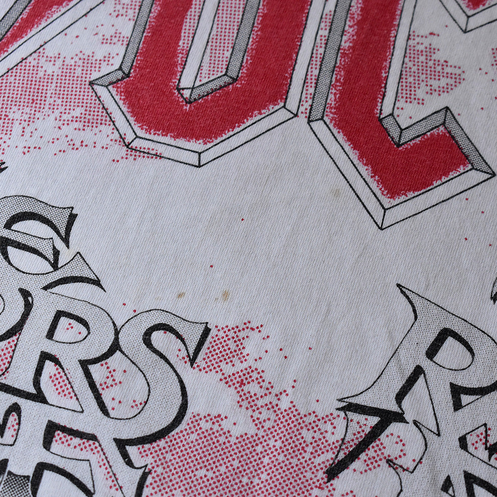 90's AOP！ AC/DC “The Razors Edge” Tシャツ 230927H