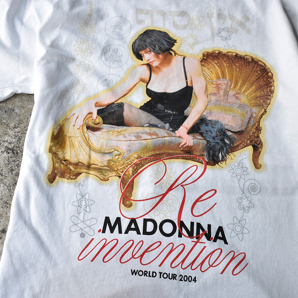 Y2K デッドストック！ Madonna “Re-Invention“ World Tour Tシャツ 250621H