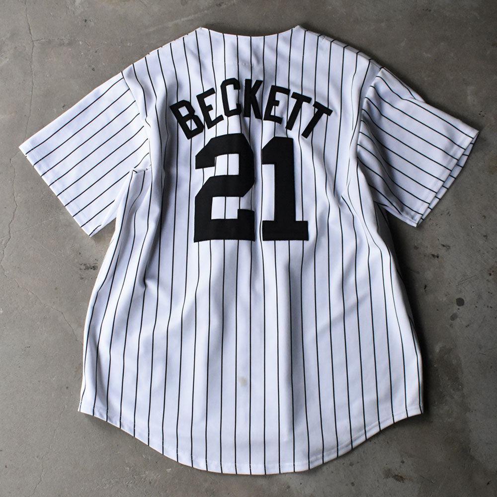 Y2K Majestic “MLB Miami Marlins / BECKETT #21” ベースボールシャツ 240630