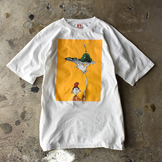 90’s Dr. Seuss ”The Cat in the Hat” 海外絵本 キャラ Tシャツ 250901H