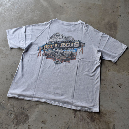 90's Harley-Davidson ”58th BLACK HILLS RALLY STURGIS” バイク Tシャツ 220703H