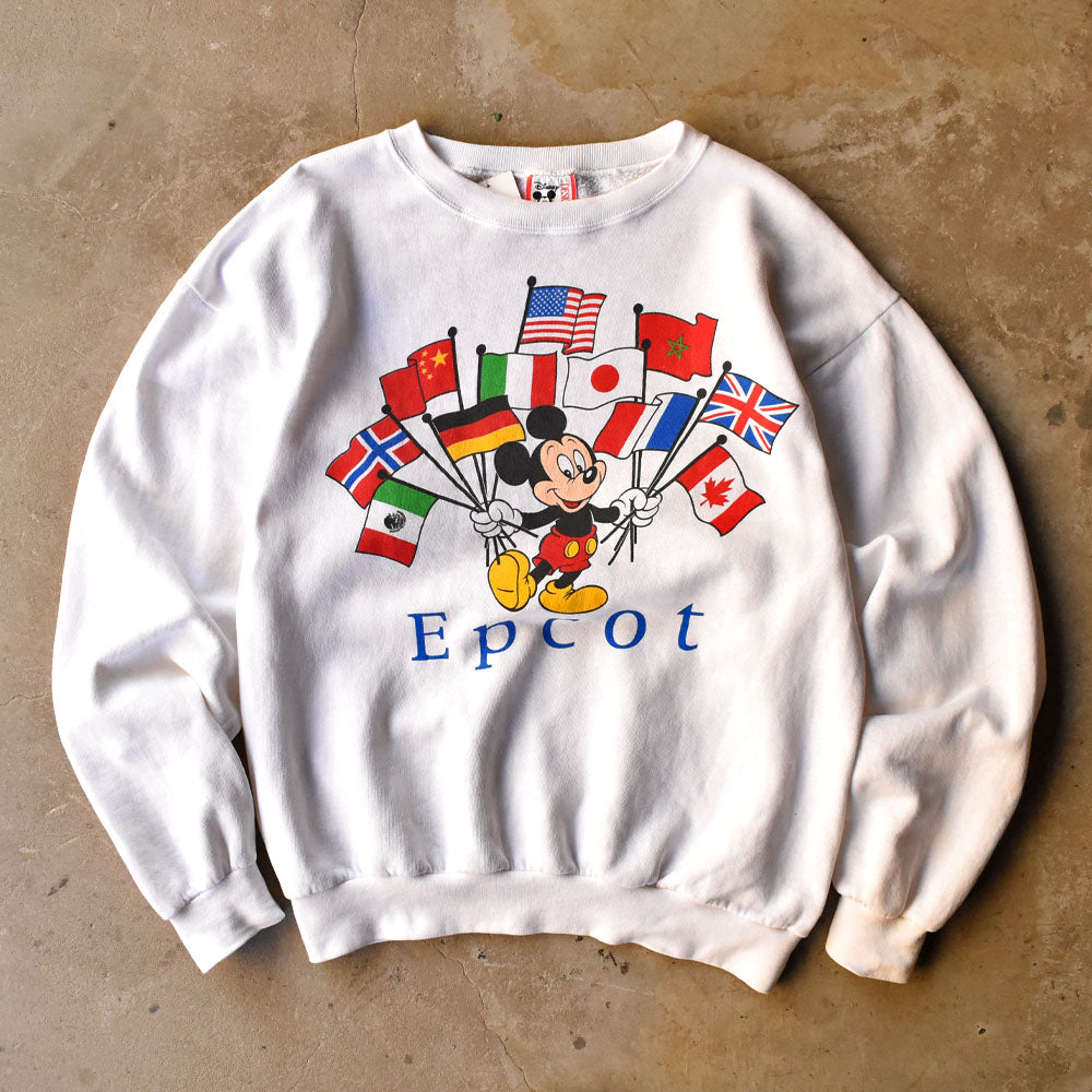 80’s Disney “Epcot Center/Mickey” キャラクター スウェット  251024H
