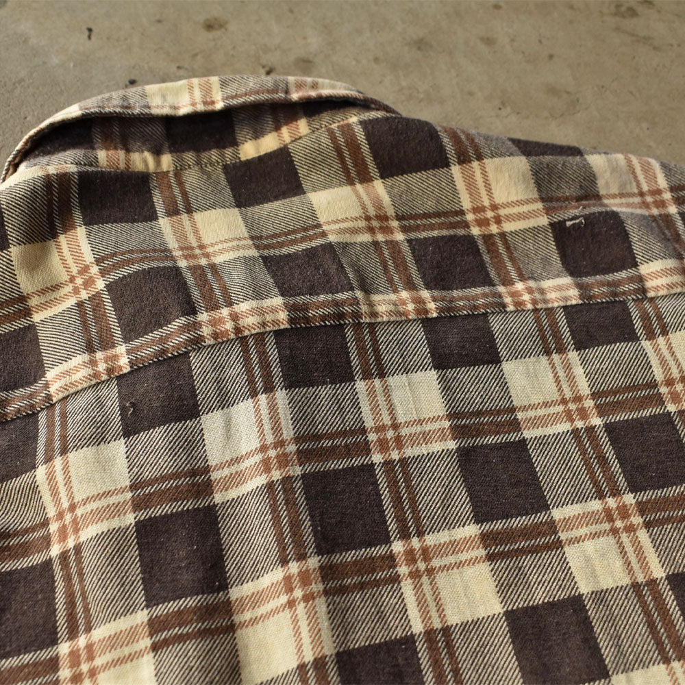 80's　Highlander Flannel プリントネル ライト フランネルシャツ　230905