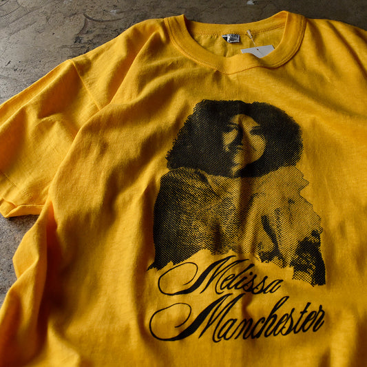 70’s デッドストック! Melissa Manchester “Pick Up the Good Stuff” Tシャツ “Couleurshirt掲載” 231004H