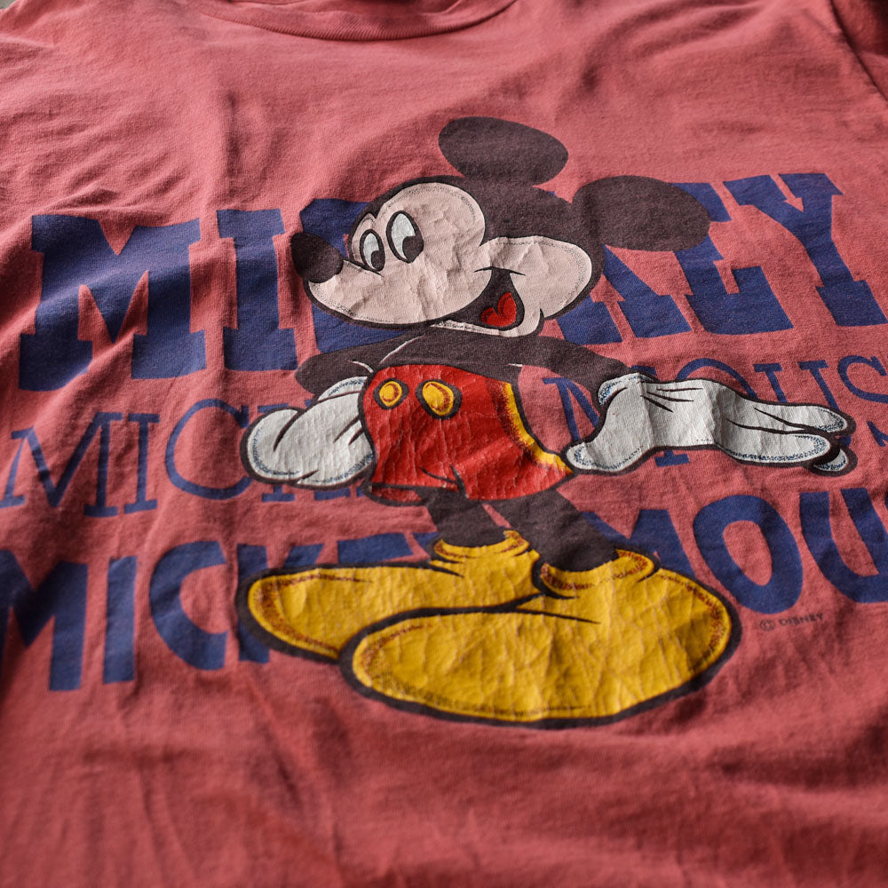 90's　Disney/ディズニー “Mickey Mouse” Tシャツ　USA製　230611