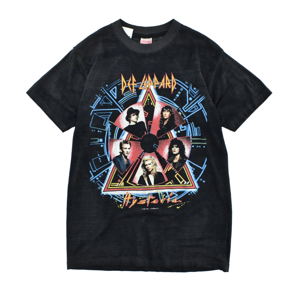 80's Def Leppard "Hysteria" Tour ハードロックTシャツ 260609H