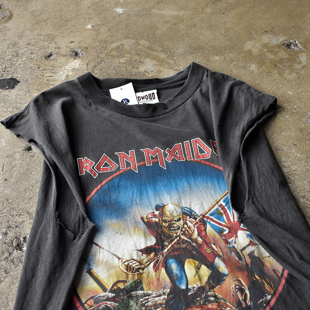 90's Iron Maiden “The Trooper” カットオフ ロック Tシャツ 250804H