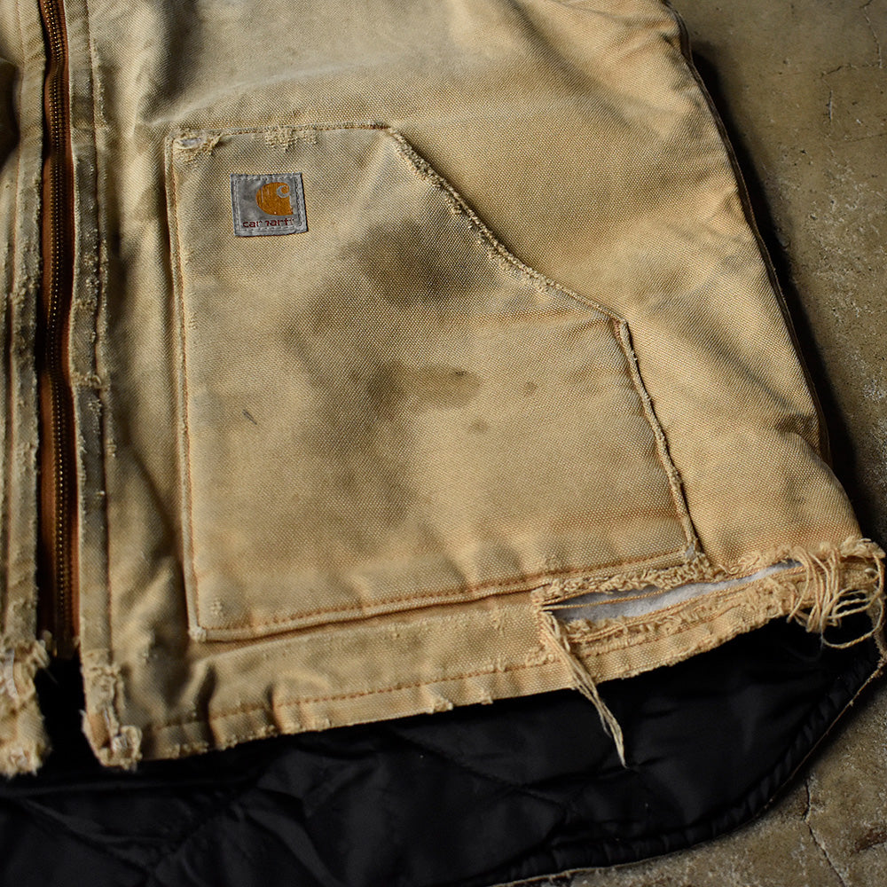 ダメージ！ Carhartt  ダック ベスト キルティングライナー 231228H