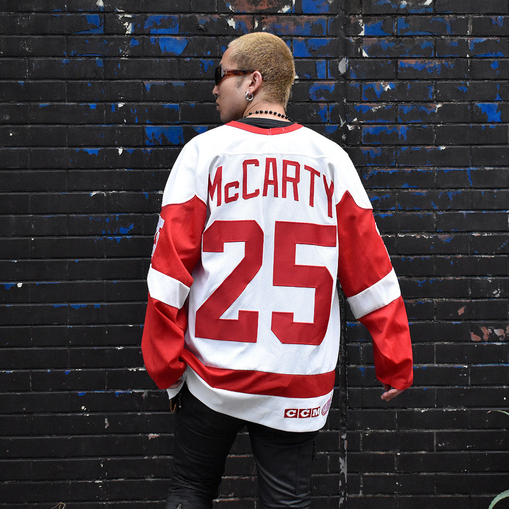 Y2K CCM NHL “Detroit Red Wings” Darren McCarty ホッケーシャツ 241010H