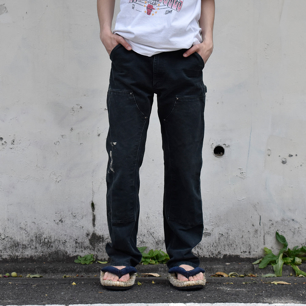 Y2K Carhartt ブラック！ ダブルニー ダック ペインターパンツ 250525H
