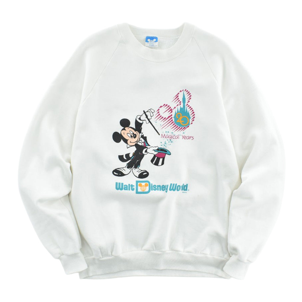 90's Walt Disney World "20 Magical Years" ミッキースウェット USA製 260317H