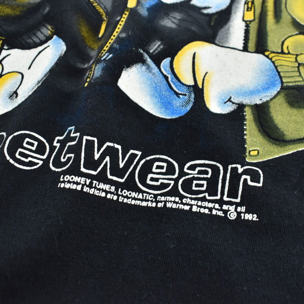 90's LOONEY TUNES "LOONATIC" キャラクターTシャツ 260519H
