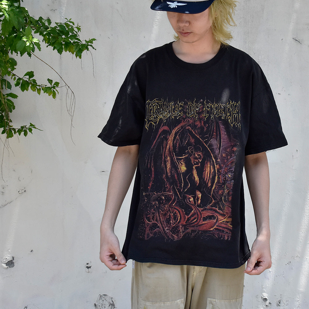 Y2K Cradle Of Filth “Lovecraft & Witch Hearts” Tシャツ 250622H