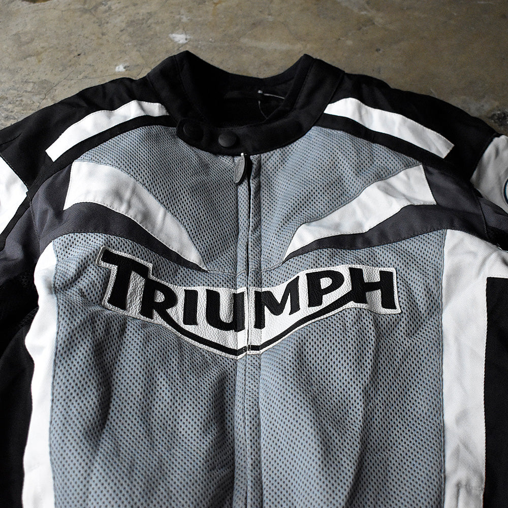 Y2K Triumph Motorcycles モーターサイクルジャケット 241111H