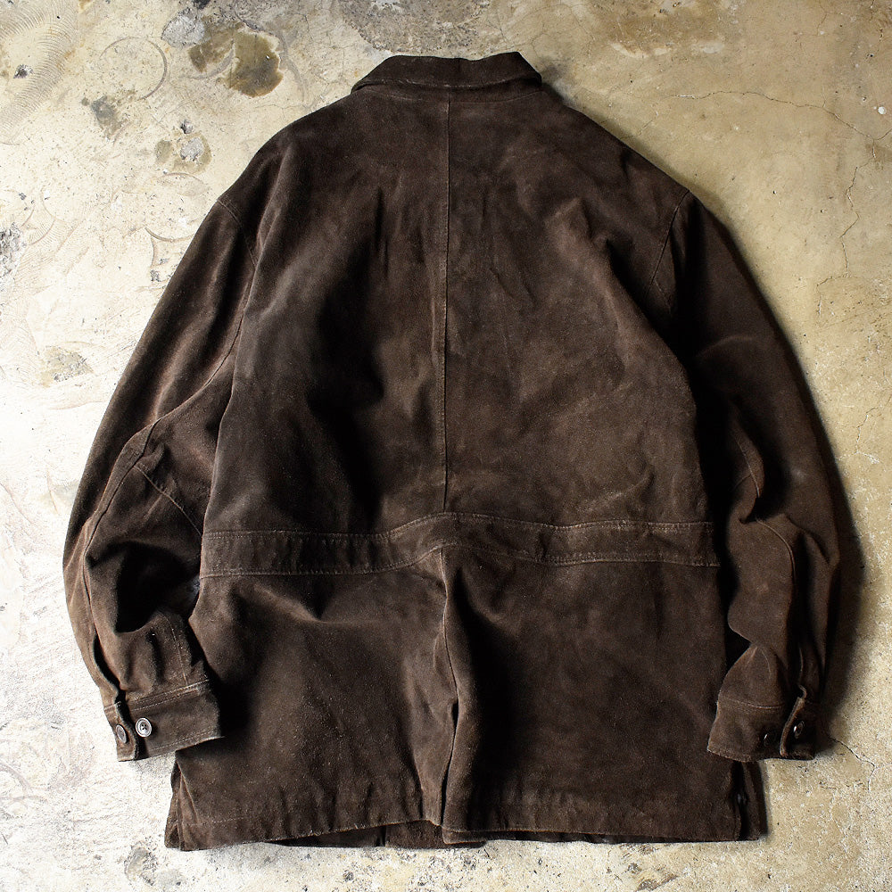 90's Old GAP スエードレザーコート 240213H