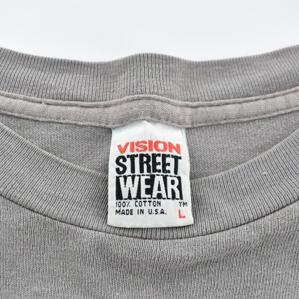 80's VISION STREET WEAR "AUTHORIZED 110%" スケートTシャツ USA製 260626H