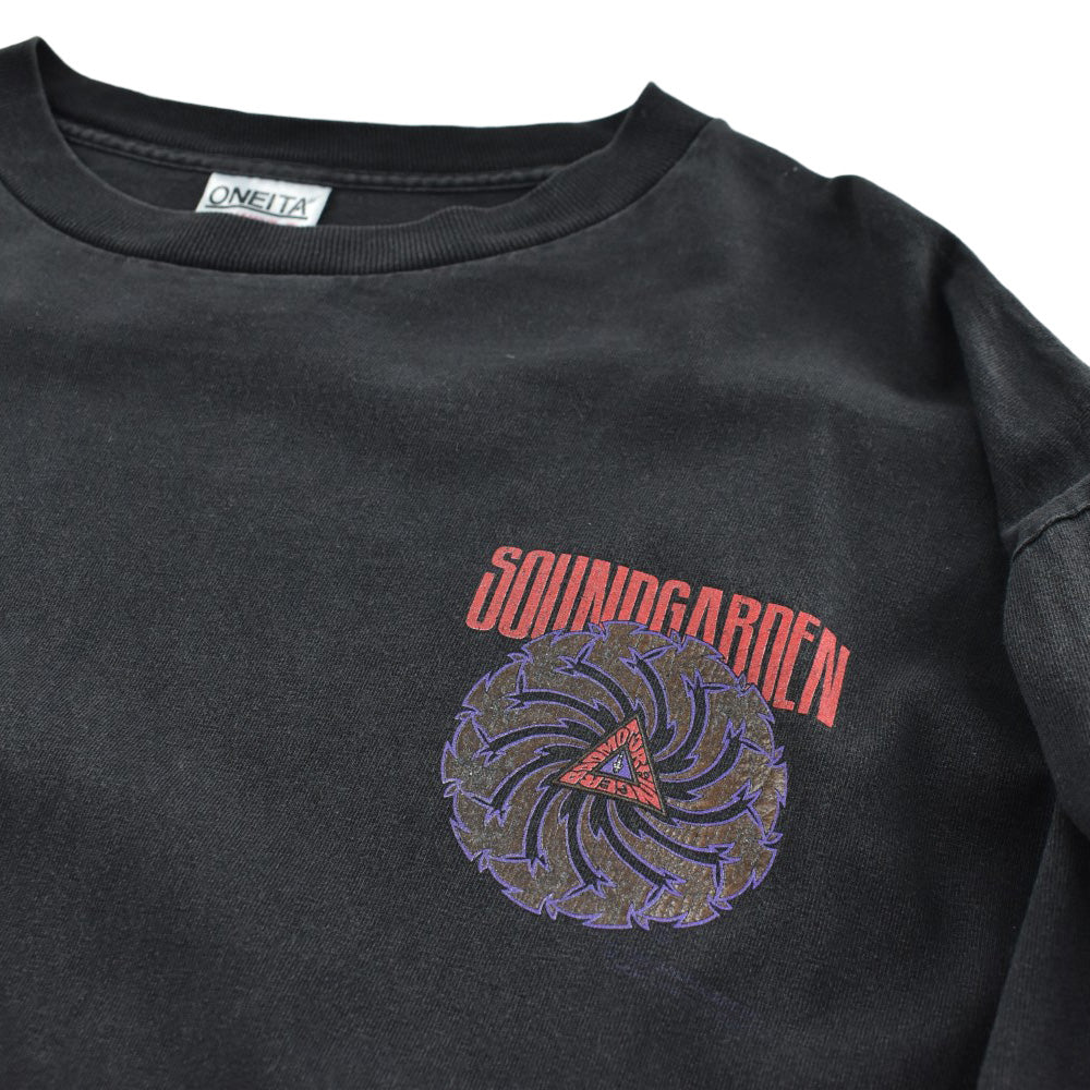 90's Soundgarden "Badmotorfinger" ロングスリーブ グランジ ロックTシャツ 260915H