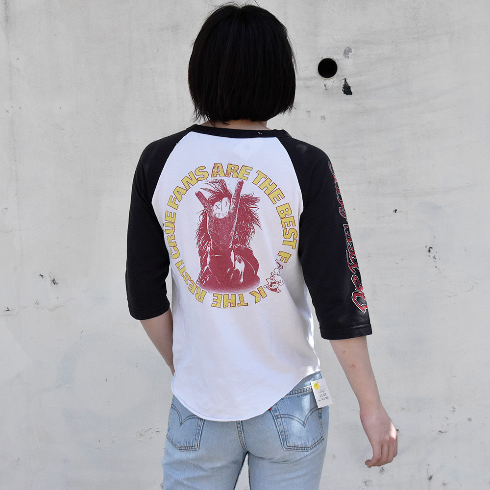 80's Mötley Crüe “Dr.Feelgood” ラグランスリーブTシャツ 240421H