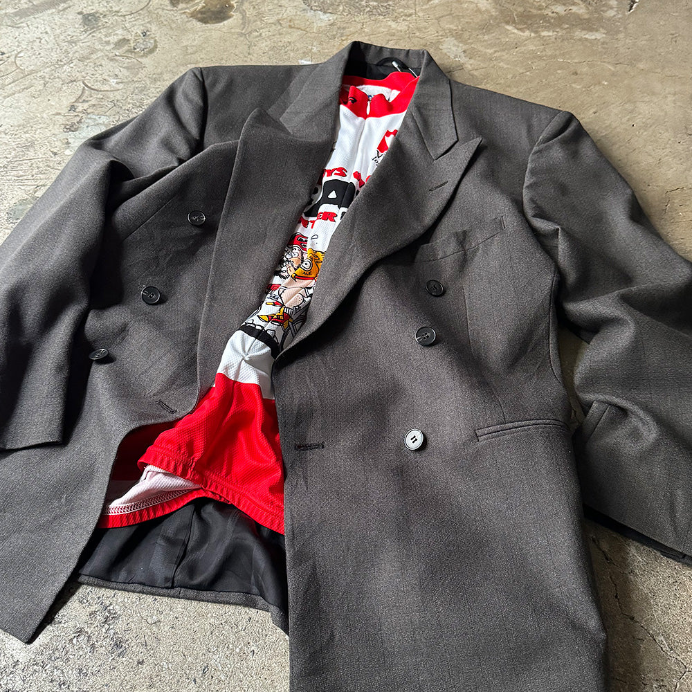 90's big size！ pierre cardin ダブル テーラードジャケット USA製 240330H