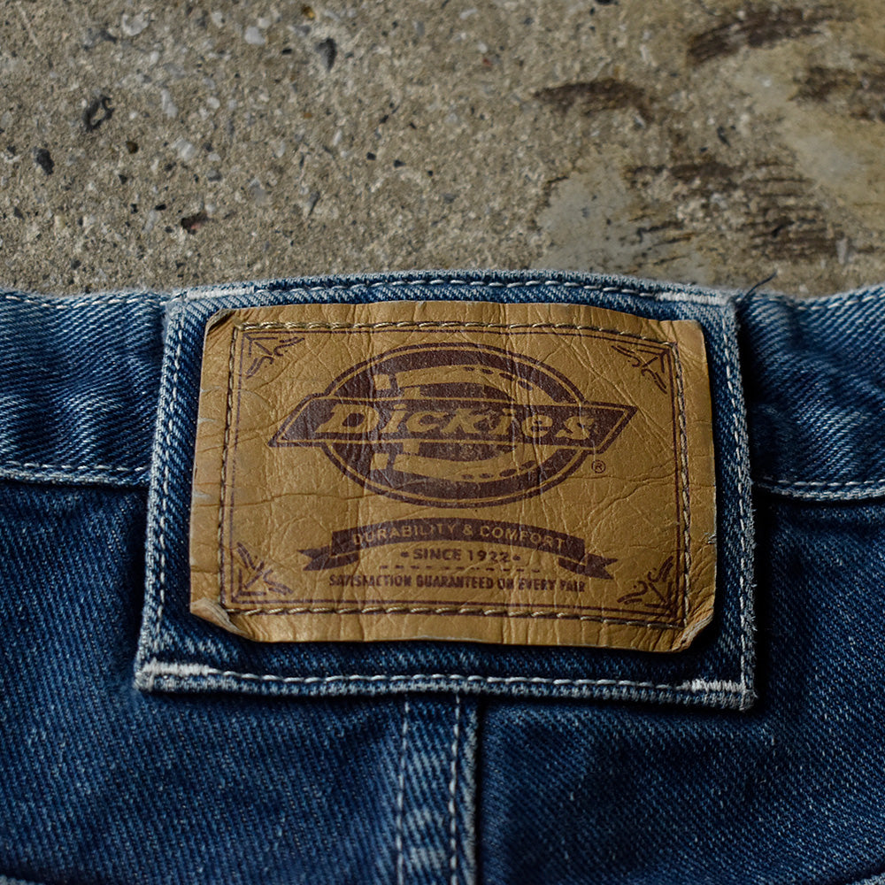 90's～ Dickies Big刺繍ロゴ！ デニムワークパンツ 250113H