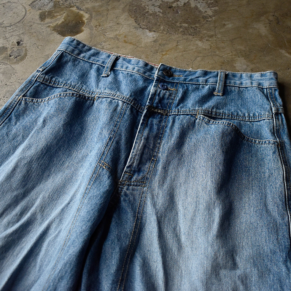 Y2K MARITHÉ FRANÇOIS GIRBAUD バギー デニムパンツ 250728H