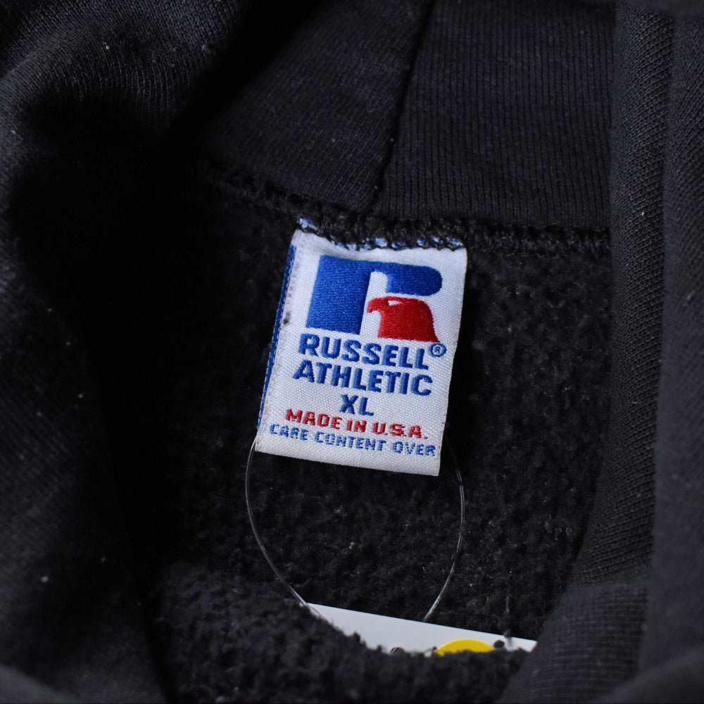 90’s Russell ネコ刺繍 “Am I okay?” スウェットパーカー  251114H