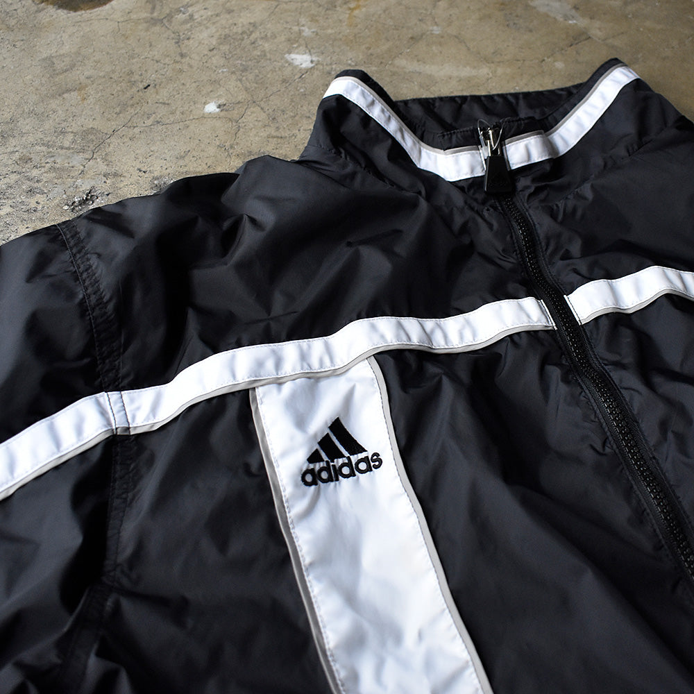 Y2K adidas “OLIVET COLLEGE BASKETBALL” ナイロン トラックジャケット 240406H