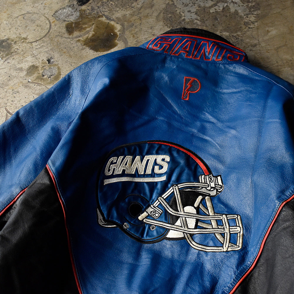 80's PROPLAYER NFL “New York Giants” レザージャケット 231116H