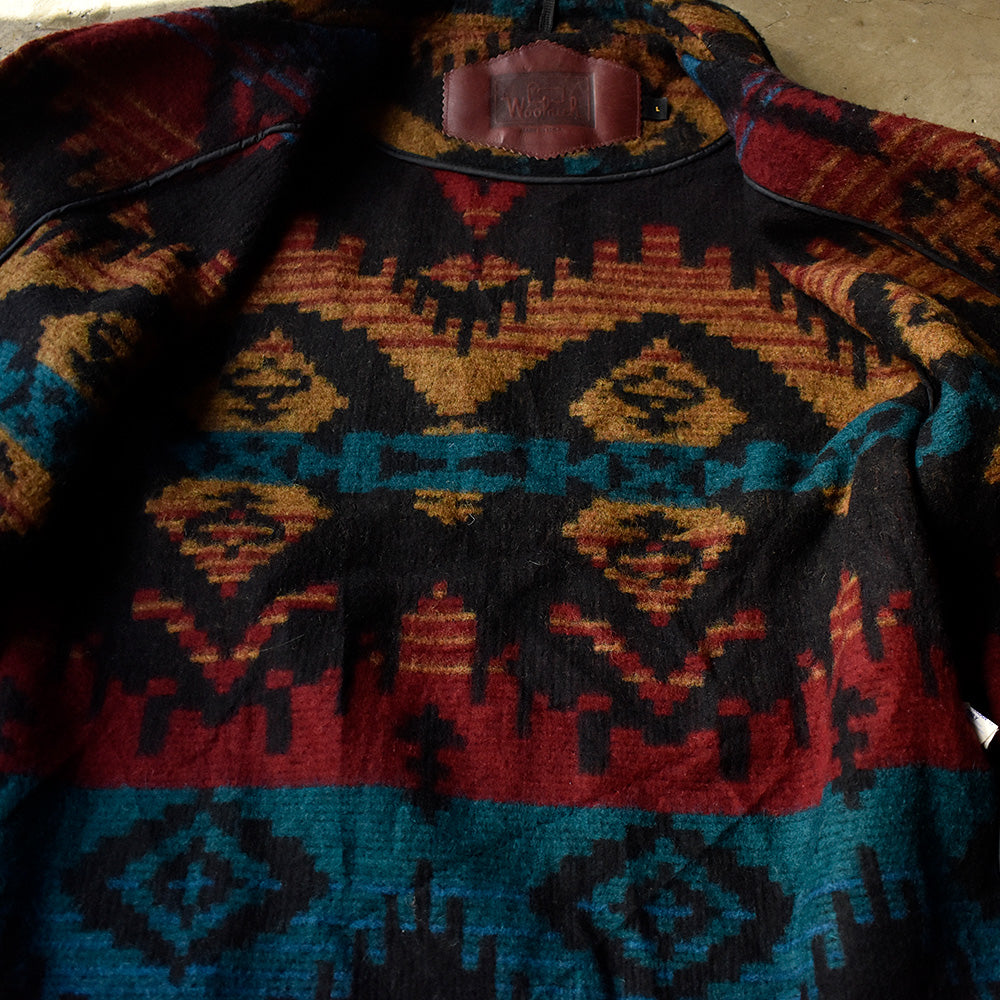 90's Woolrich ネイティブ柄 ウールジャケット USA製 231125H