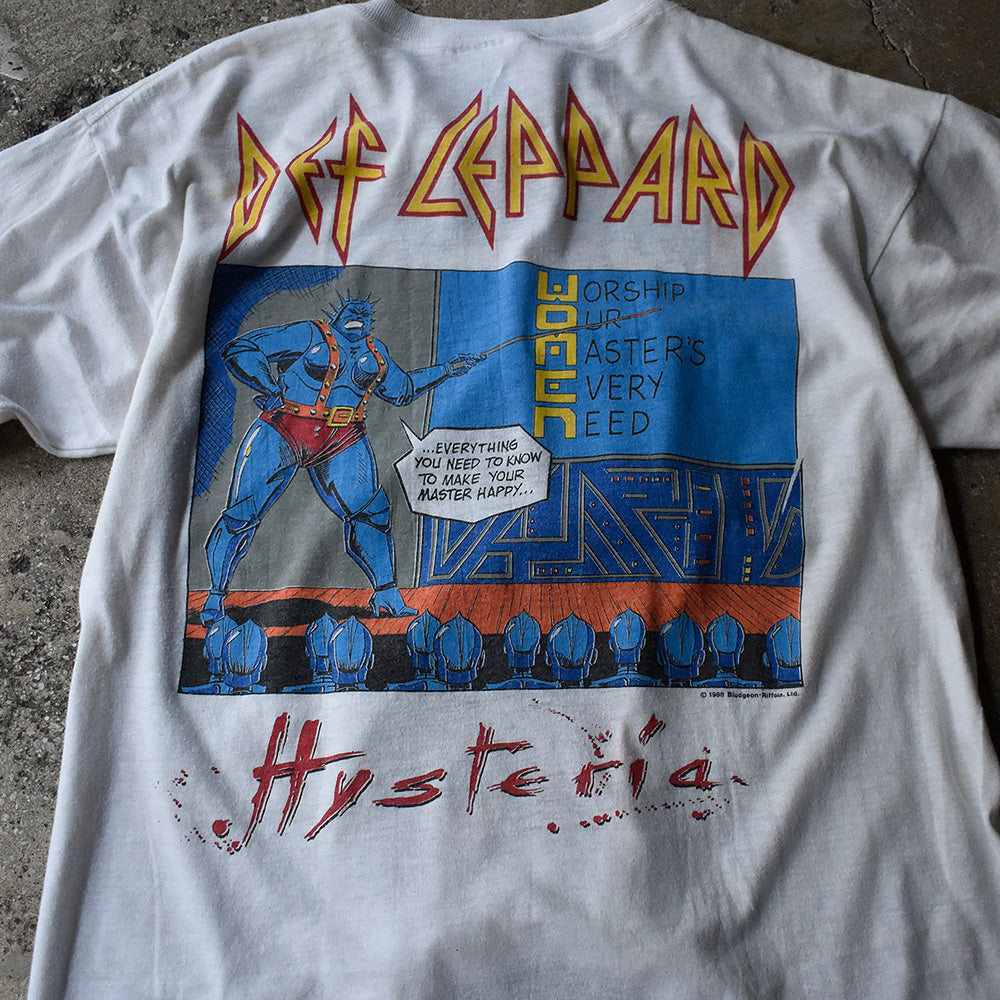 80's　Def Leppard/デフ・レパード　"Women Of Doom Hysteria"　アメコミTee　230815H